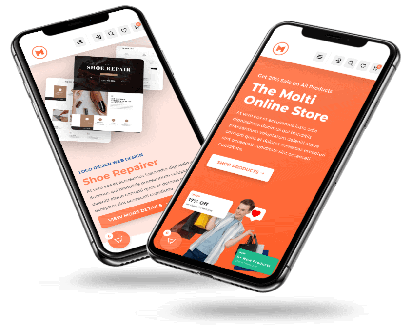 Molti Mobile Responsive Design