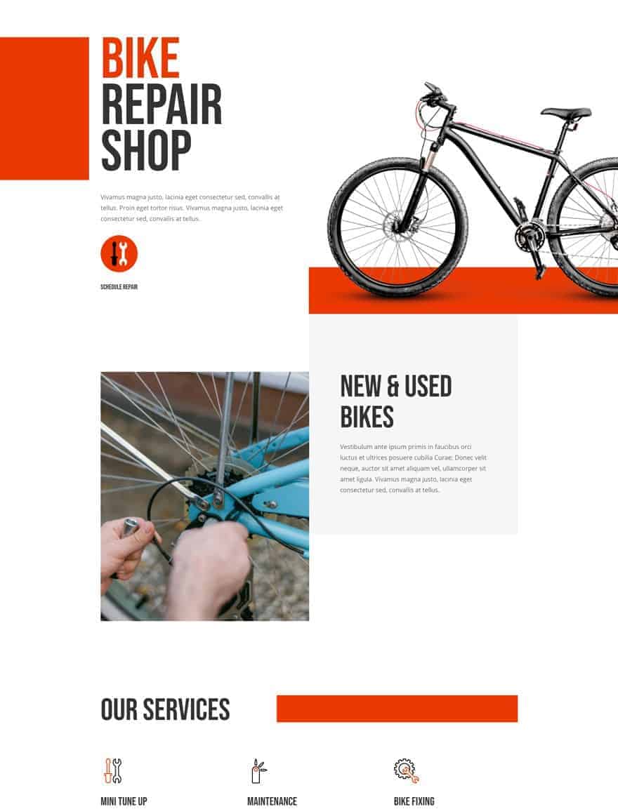 bike-repair-landing-page bike repair landing page